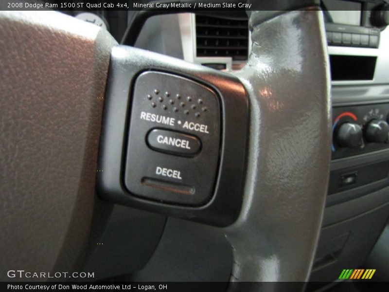 Mineral Gray Metallic / Medium Slate Gray 2008 Dodge Ram 1500 ST Quad Cab 4x4