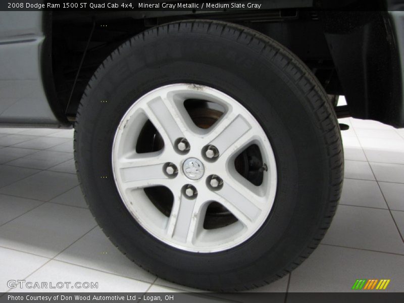 Mineral Gray Metallic / Medium Slate Gray 2008 Dodge Ram 1500 ST Quad Cab 4x4