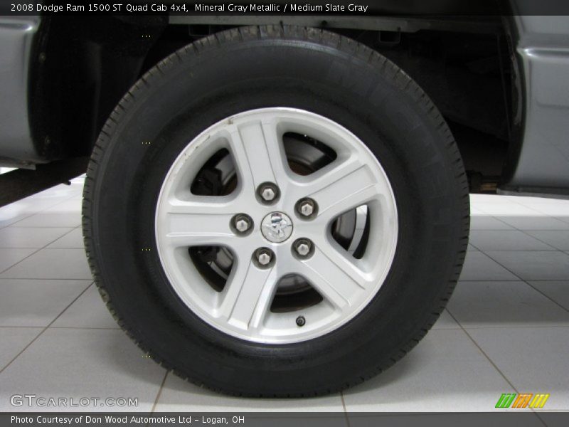 Mineral Gray Metallic / Medium Slate Gray 2008 Dodge Ram 1500 ST Quad Cab 4x4