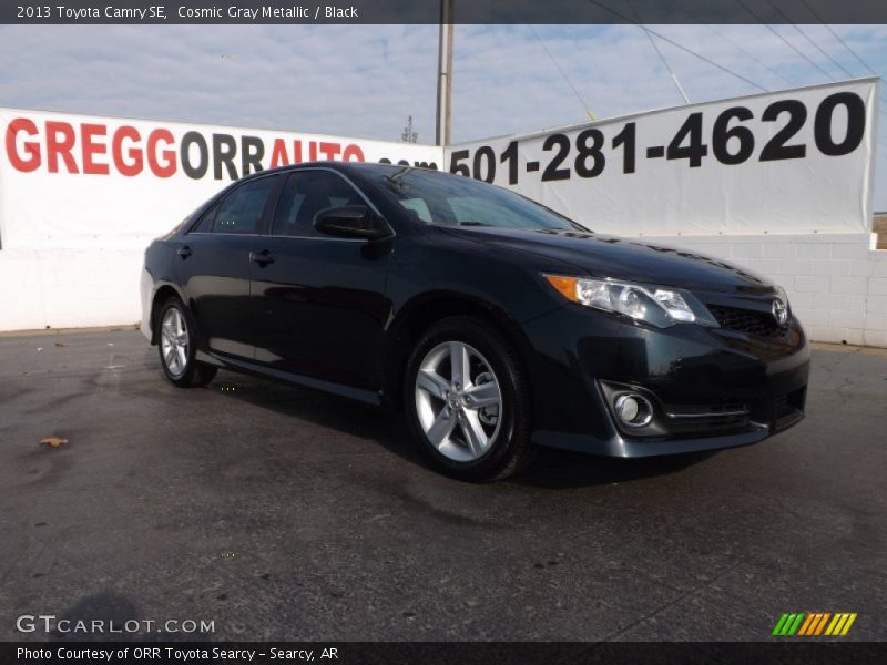 Cosmic Gray Metallic / Black 2013 Toyota Camry SE