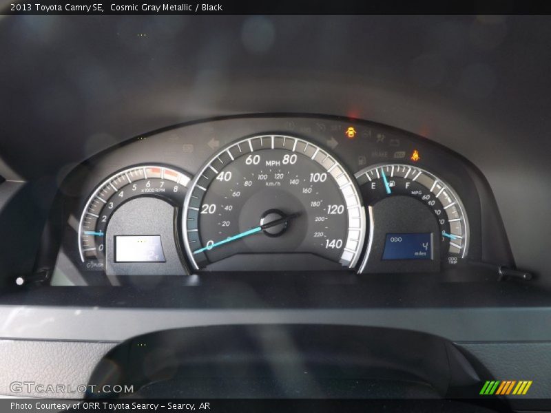 Cosmic Gray Metallic / Black 2013 Toyota Camry SE