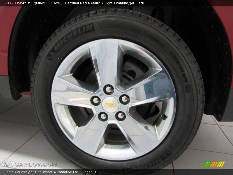 Cardinal Red Metallic / Light Titanium/Jet Black 2012 Chevrolet Equinox LTZ AWD