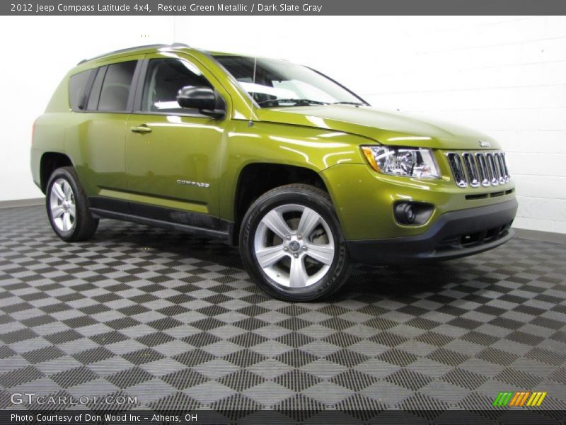 Rescue Green Metallic / Dark Slate Gray 2012 Jeep Compass Latitude 4x4