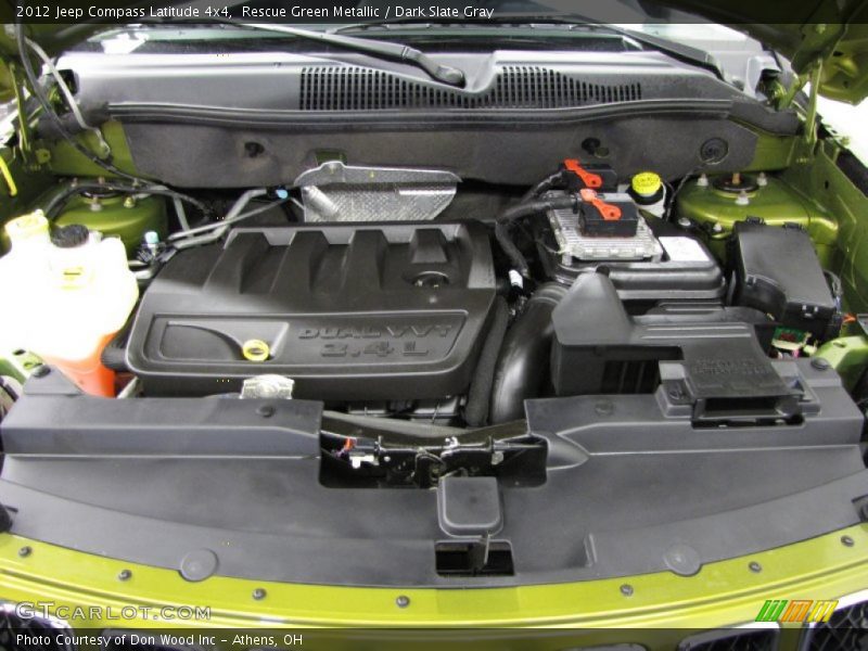 Rescue Green Metallic / Dark Slate Gray 2012 Jeep Compass Latitude 4x4
