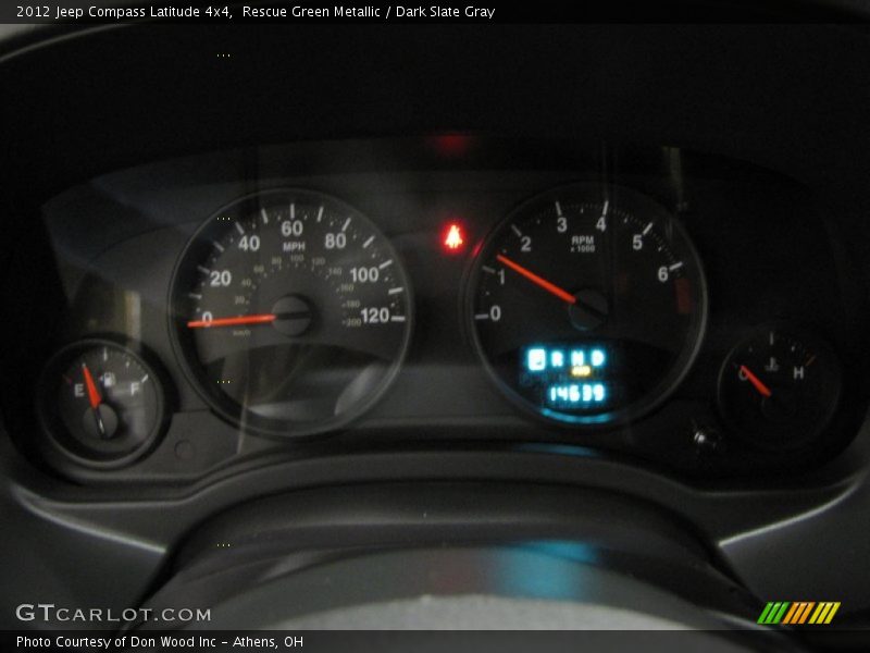 Rescue Green Metallic / Dark Slate Gray 2012 Jeep Compass Latitude 4x4