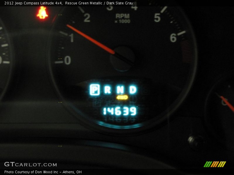 Rescue Green Metallic / Dark Slate Gray 2012 Jeep Compass Latitude 4x4