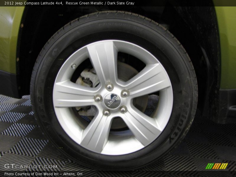 Rescue Green Metallic / Dark Slate Gray 2012 Jeep Compass Latitude 4x4