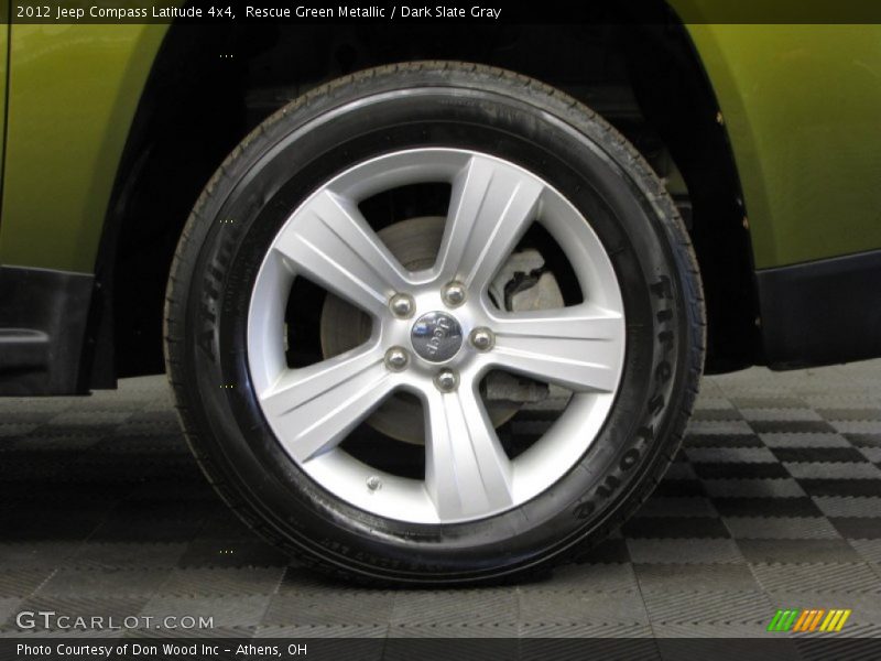 Rescue Green Metallic / Dark Slate Gray 2012 Jeep Compass Latitude 4x4