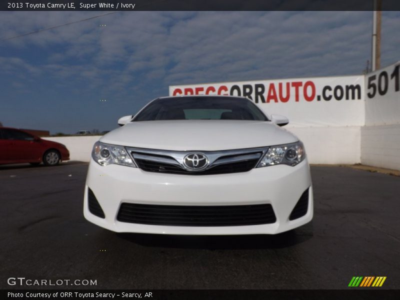 Super White / Ivory 2013 Toyota Camry LE