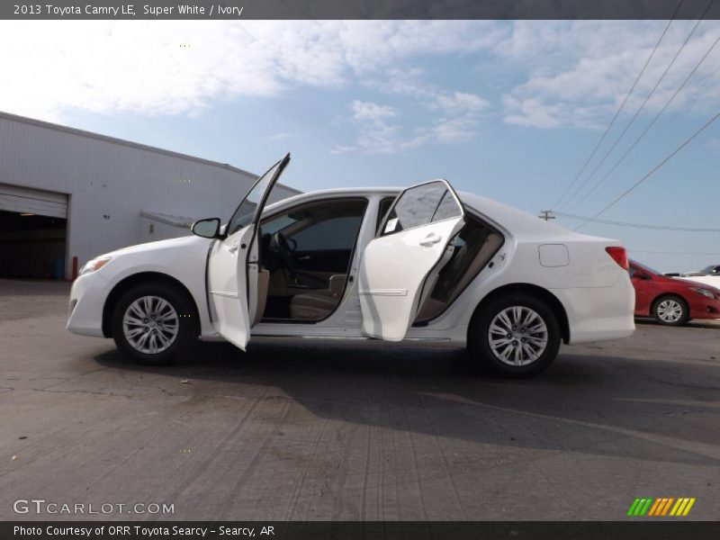 Super White / Ivory 2013 Toyota Camry LE