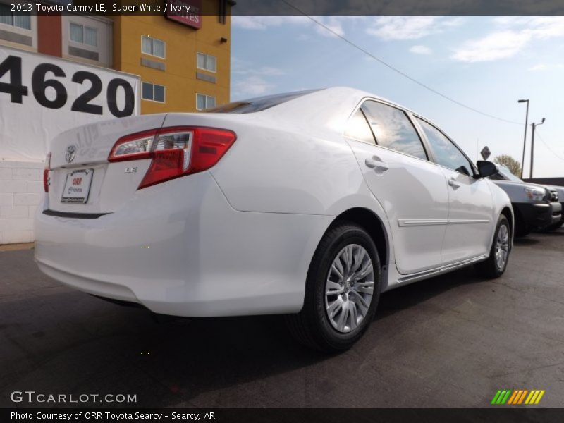 Super White / Ivory 2013 Toyota Camry LE