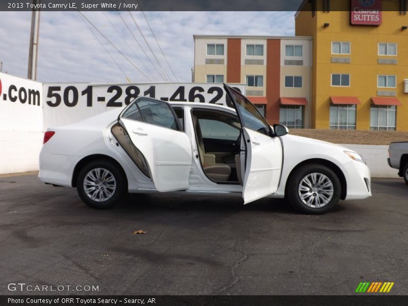 Super White / Ivory 2013 Toyota Camry LE
