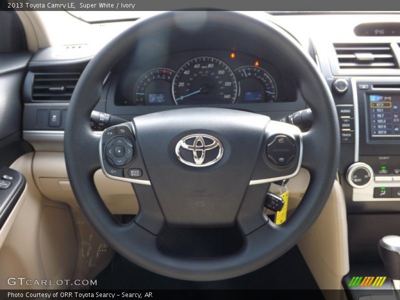 Super White / Ivory 2013 Toyota Camry LE