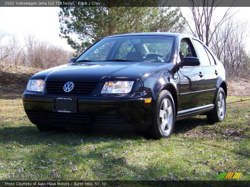 Black / Grey 2002 Volkswagen Jetta GLS TDI Sedan