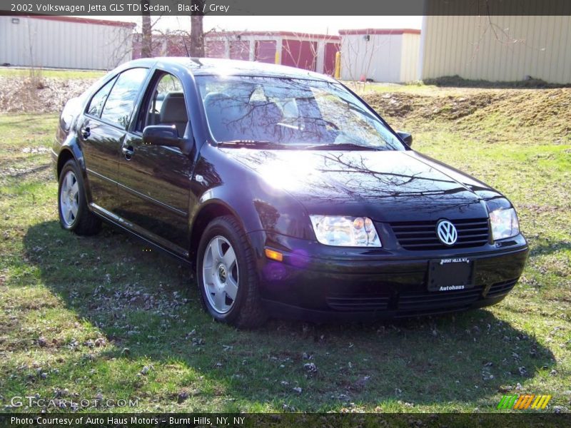 Black / Grey 2002 Volkswagen Jetta GLS TDI Sedan