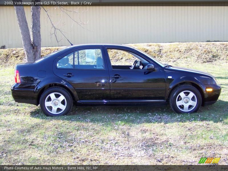 Black / Grey 2002 Volkswagen Jetta GLS TDI Sedan