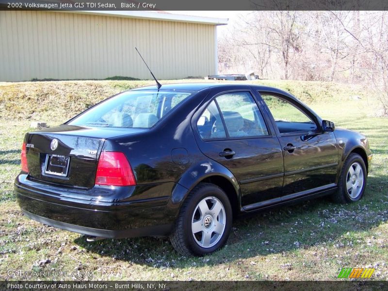 Black / Grey 2002 Volkswagen Jetta GLS TDI Sedan