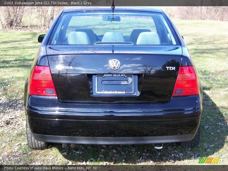 Black / Grey 2002 Volkswagen Jetta GLS TDI Sedan
