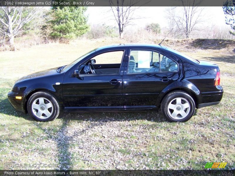 Black / Grey 2002 Volkswagen Jetta GLS TDI Sedan