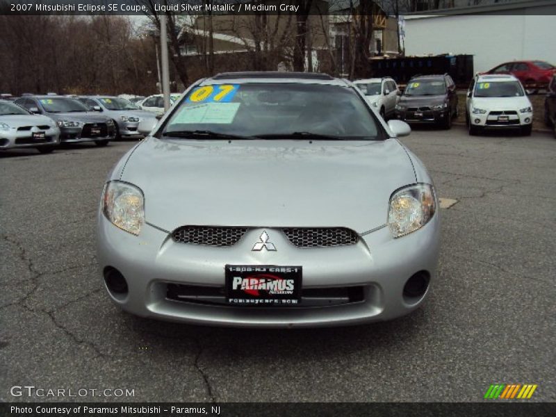 Liquid Silver Metallic / Medium Gray 2007 Mitsubishi Eclipse SE Coupe
