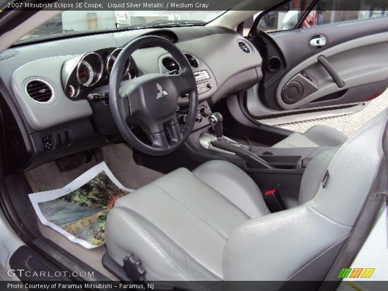 Liquid Silver Metallic / Medium Gray 2007 Mitsubishi Eclipse SE Coupe