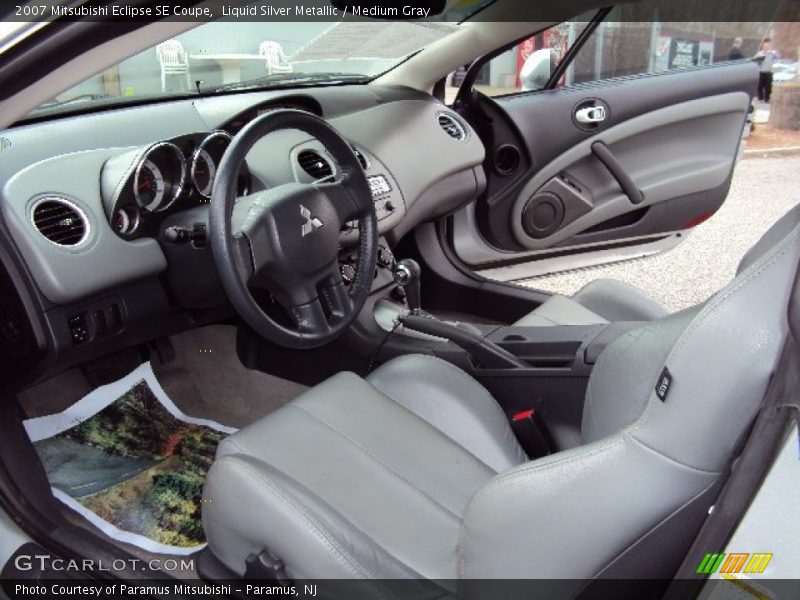 Liquid Silver Metallic / Medium Gray 2007 Mitsubishi Eclipse SE Coupe
