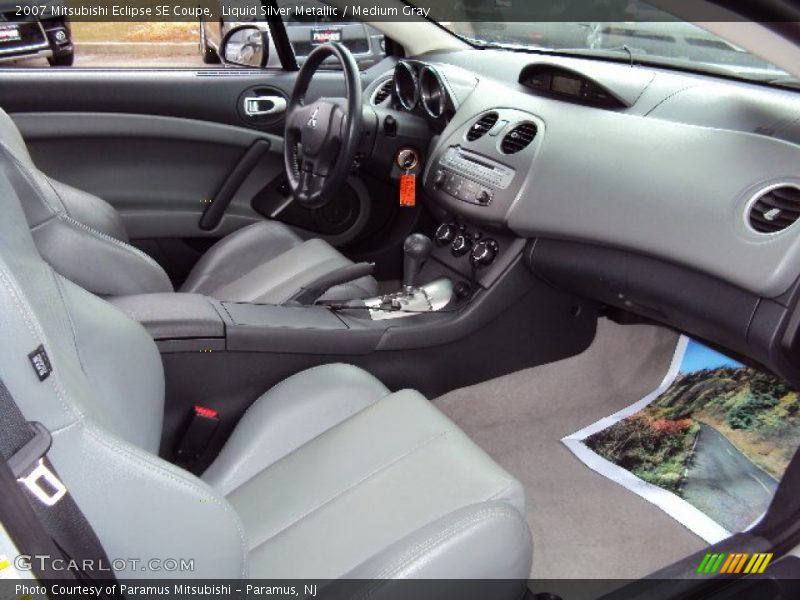Liquid Silver Metallic / Medium Gray 2007 Mitsubishi Eclipse SE Coupe