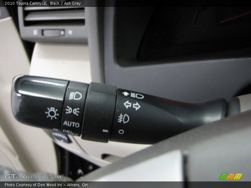 Black / Ash Gray 2010 Toyota Camry LE