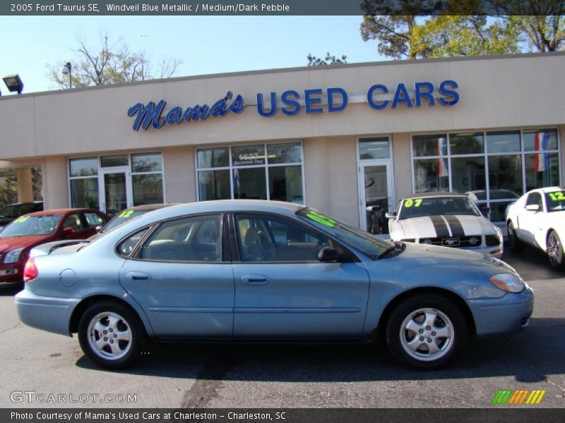 Windveil Blue Metallic / Medium/Dark Pebble 2005 Ford Taurus SE