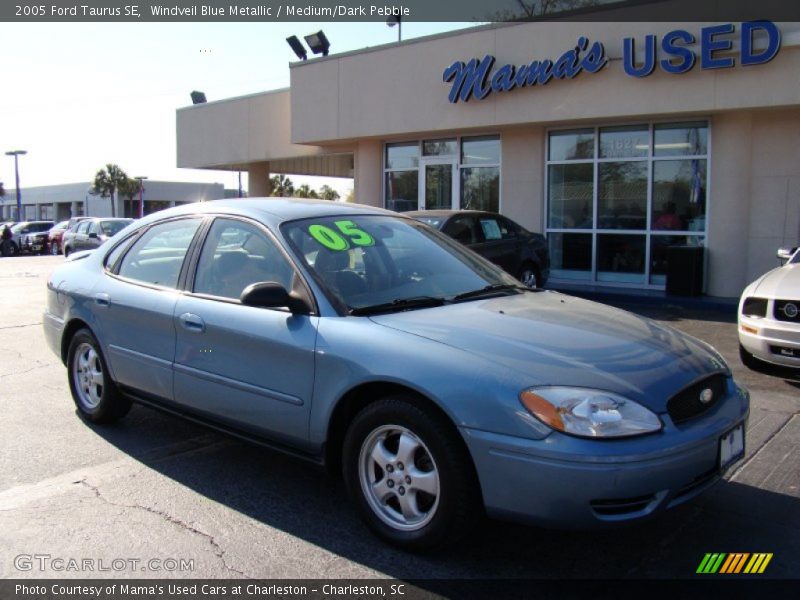 Windveil Blue Metallic / Medium/Dark Pebble 2005 Ford Taurus SE