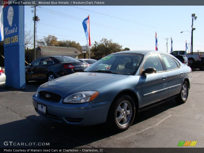 Windveil Blue Metallic / Medium/Dark Pebble 2005 Ford Taurus SE