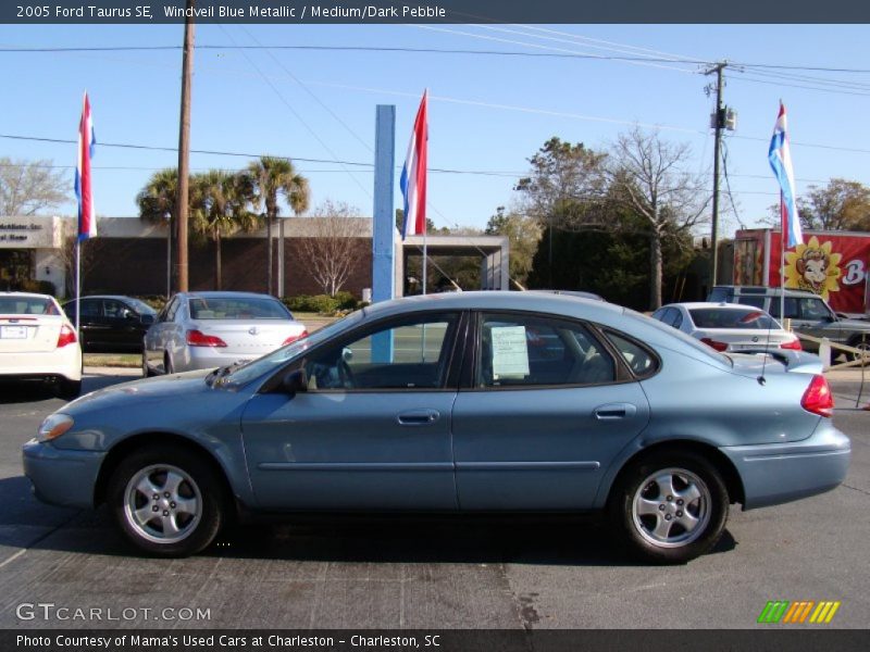 Windveil Blue Metallic / Medium/Dark Pebble 2005 Ford Taurus SE