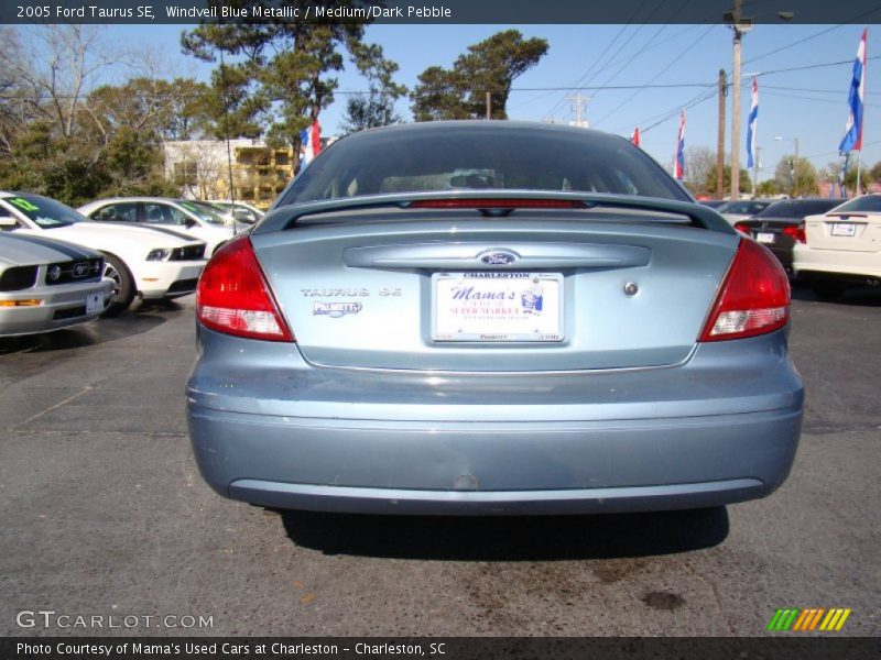 Windveil Blue Metallic / Medium/Dark Pebble 2005 Ford Taurus SE