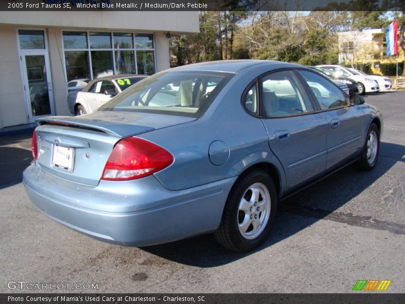 Windveil Blue Metallic / Medium/Dark Pebble 2005 Ford Taurus SE