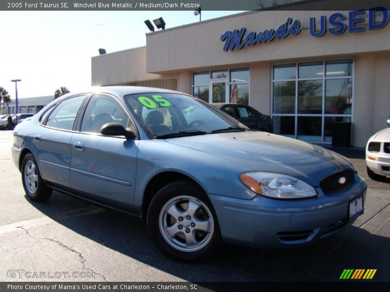 Windveil Blue Metallic / Medium/Dark Pebble 2005 Ford Taurus SE