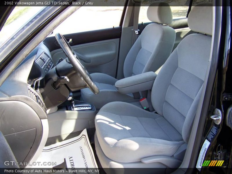 Black / Grey 2002 Volkswagen Jetta GLS TDI Sedan