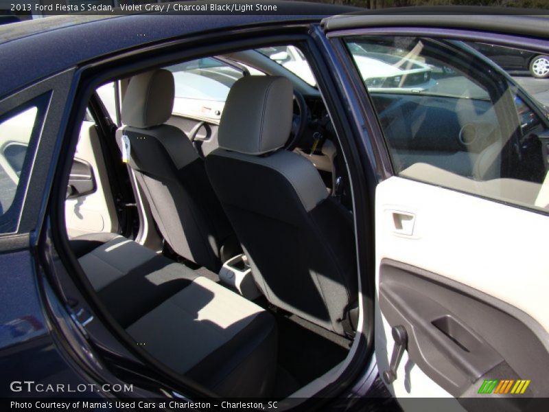 Violet Gray / Charcoal Black/Light Stone 2013 Ford Fiesta S Sedan