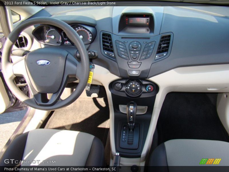 Violet Gray / Charcoal Black/Light Stone 2013 Ford Fiesta S Sedan