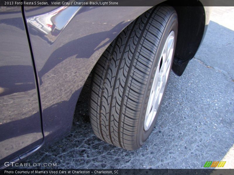 Violet Gray / Charcoal Black/Light Stone 2013 Ford Fiesta S Sedan