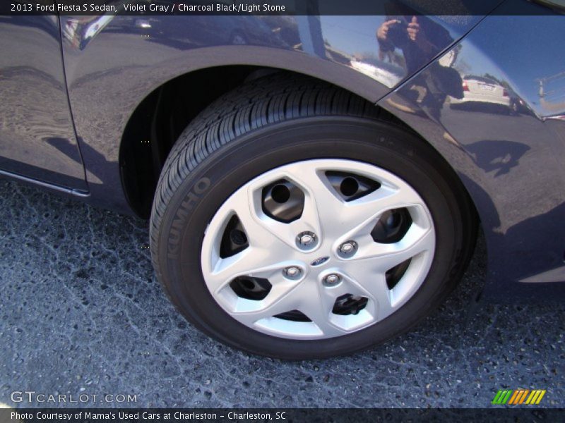 Violet Gray / Charcoal Black/Light Stone 2013 Ford Fiesta S Sedan