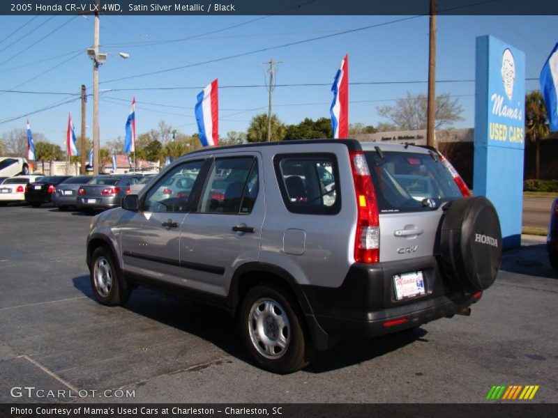 Satin Silver Metallic / Black 2005 Honda CR-V LX 4WD