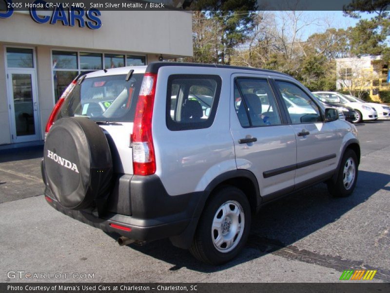Satin Silver Metallic / Black 2005 Honda CR-V LX 4WD