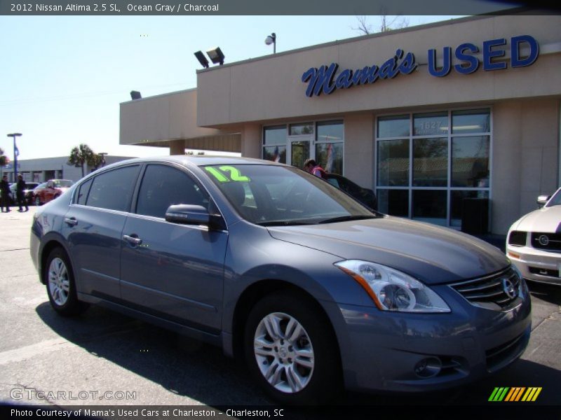 Ocean Gray / Charcoal 2012 Nissan Altima 2.5 SL
