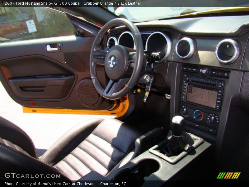 Grabber Orange / Black Leather 2007 Ford Mustang Shelby GT500 Coupe