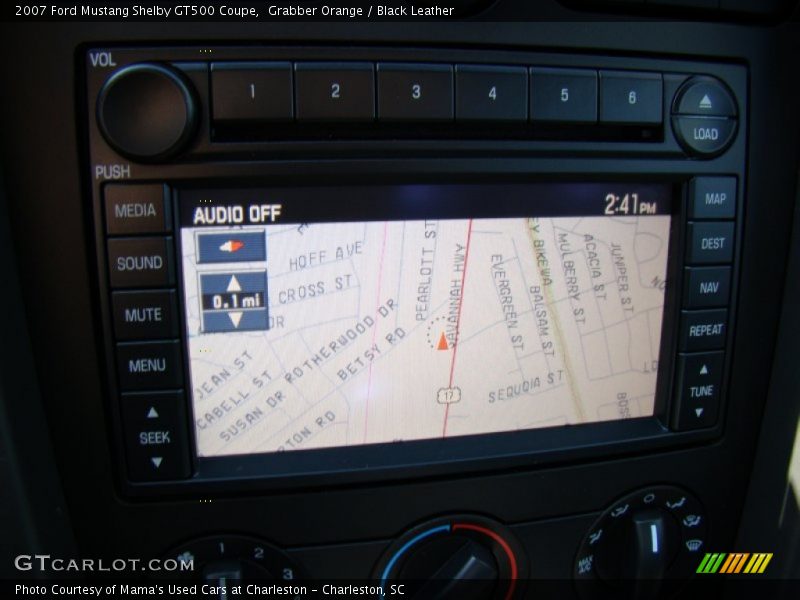 Navigation of 2007 Mustang Shelby GT500 Coupe