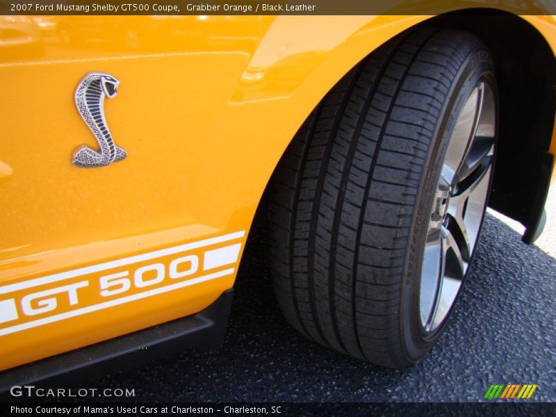 Grabber Orange / Black Leather 2007 Ford Mustang Shelby GT500 Coupe