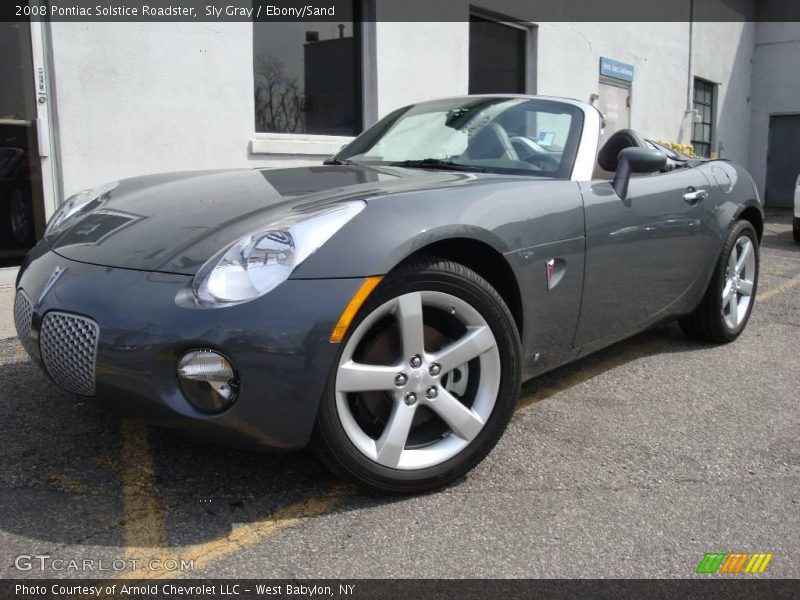 Sly Gray / Ebony/Sand 2008 Pontiac Solstice Roadster