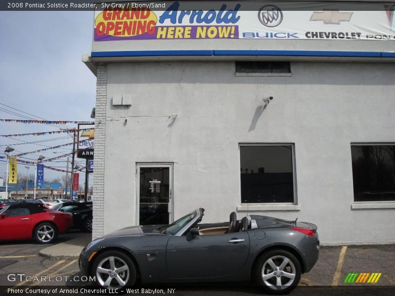 Sly Gray / Ebony/Sand 2008 Pontiac Solstice Roadster