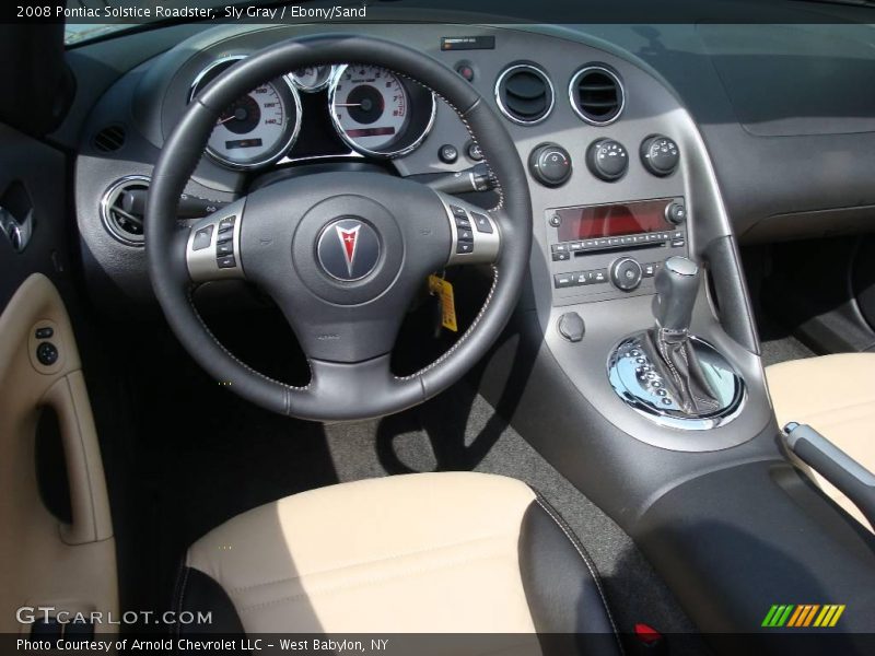 Sly Gray / Ebony/Sand 2008 Pontiac Solstice Roadster