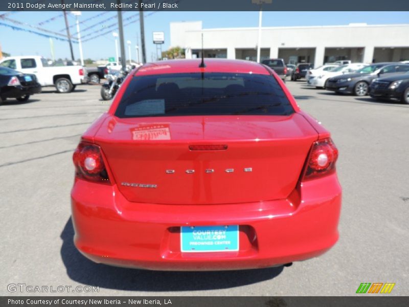 Redline 2 Pearl / Black 2011 Dodge Avenger Mainstreet